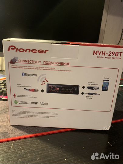 Автомагнитола pioneer MVH-29BT