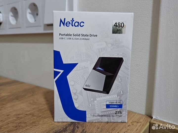 Внешний жесткий диск ssd 240gb Netac Z7S