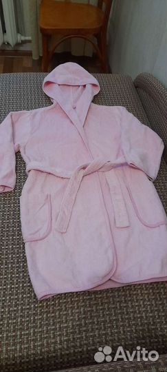 Халат махровый для девочки, хлопок