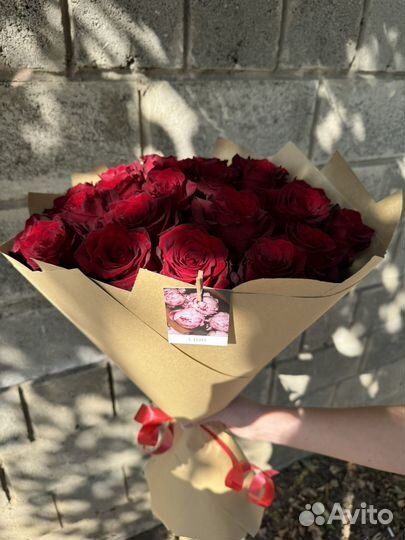 Моно букет из розы