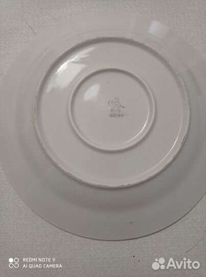 Большое блюдо фарфор
