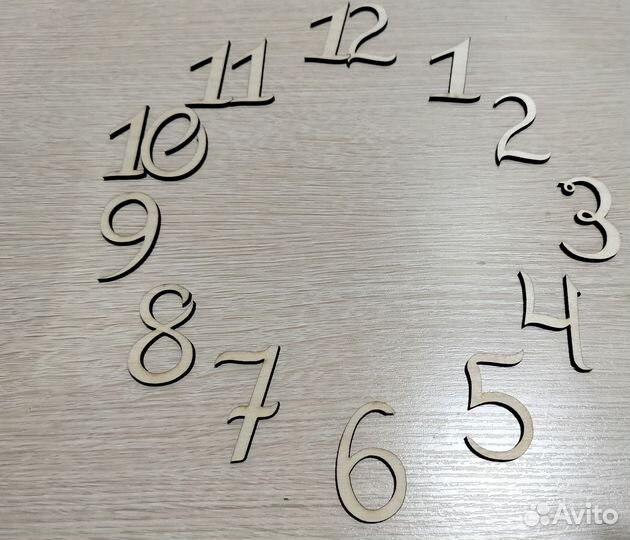 Цифры из фанеры