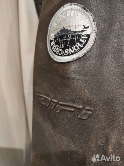 Мотокуртка кожаная мужская