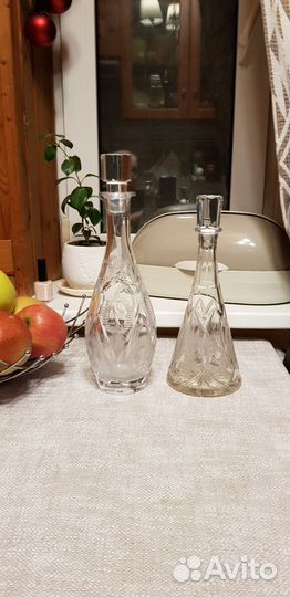 Штофы и графины СССР хрусталь