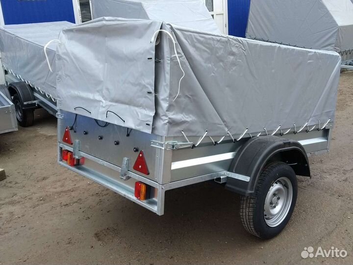 Прицеп легковой 2.10*1.30 с тентом от пфс