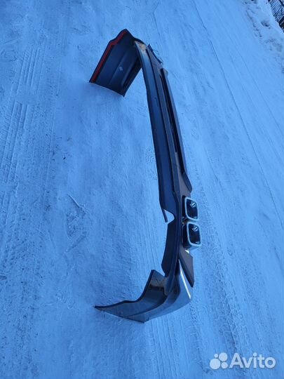 Задняя губа land cruiser prado 150