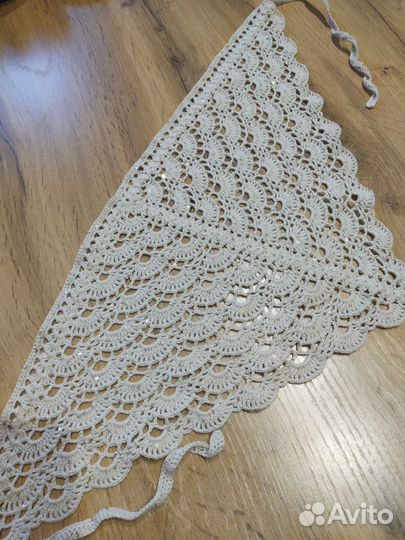 Вязаная косынка летняя