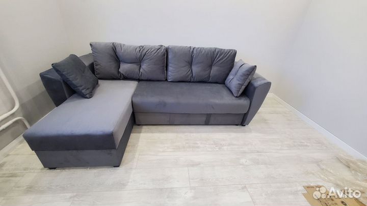 Угловой диван новый Амстердам люкс велюр