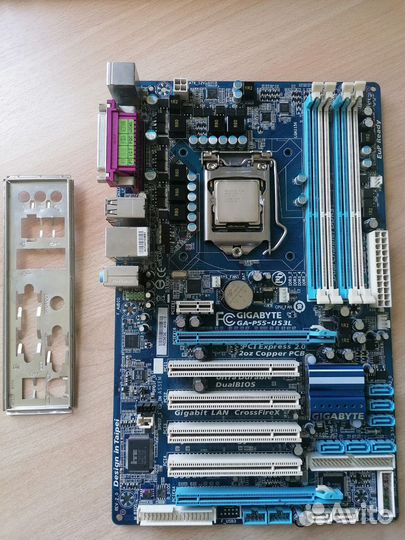 Материнская плата 1156 + i3 540