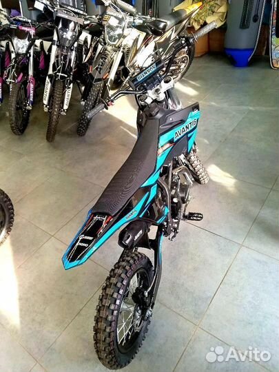 Avantis H12-E Pitbike 125 кубов, 9 л.с., алюминиевые диски, 4-ступенчатая кпп