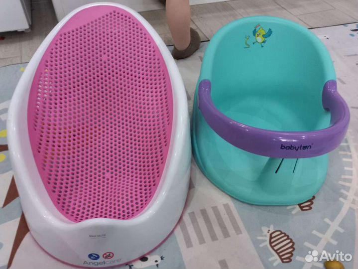 Горка для купания Angelcara и сидение