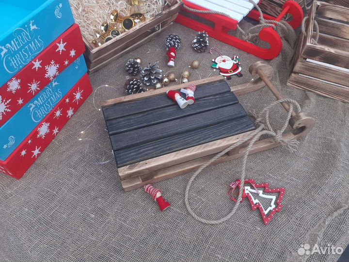 Санки декоративные