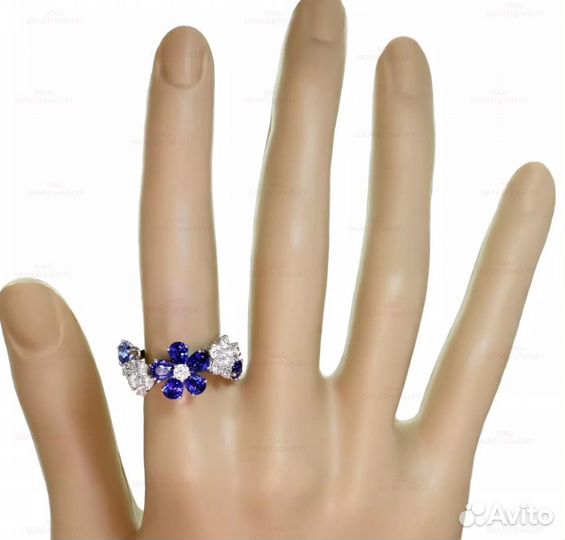 Золотое кольцо Van Cleef 1.2 ct