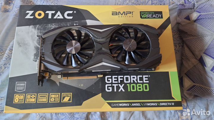 Видеокарта GTX 1080 zotac