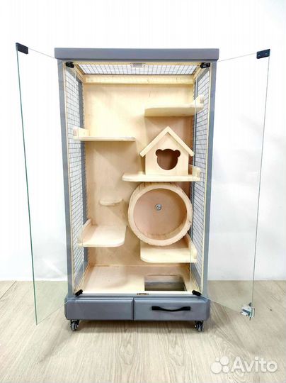 Витрина вольер клетка для шиншиллы
