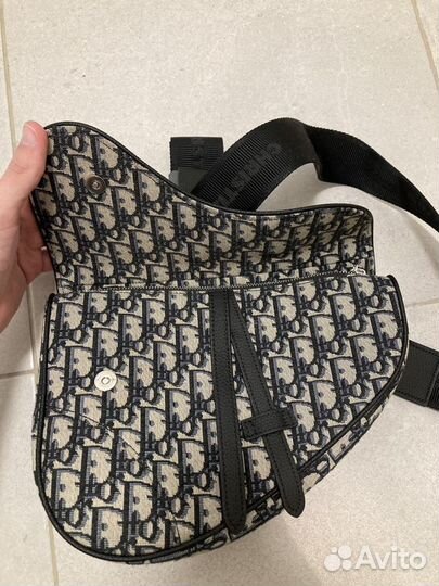 Сумка Dior oblique saddle bag