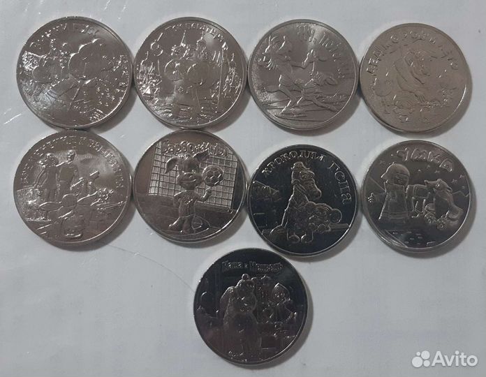 Монеты мультики