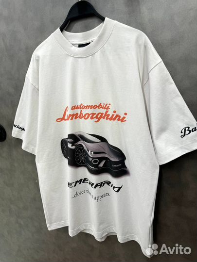 Футболка Balenciaga x Lamborghini (Oversize)