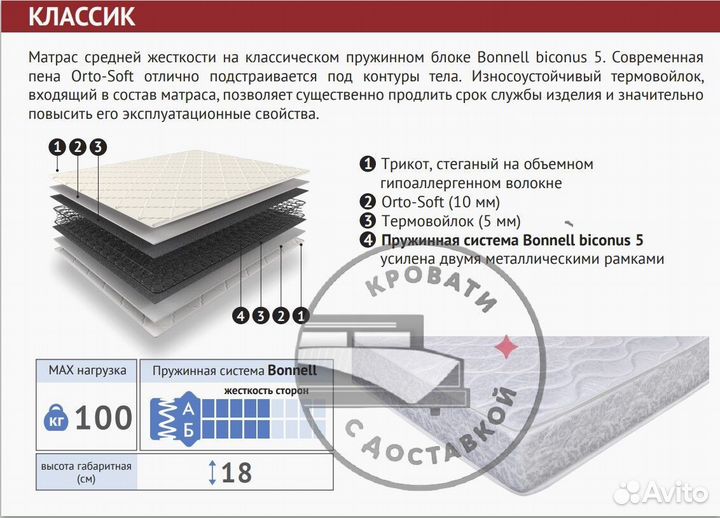 Матрас 120 200