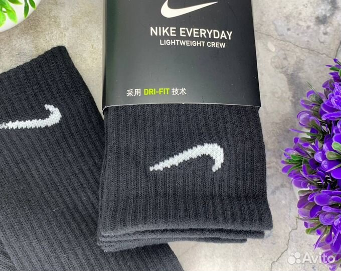 Носки Nike Everyday чёрные