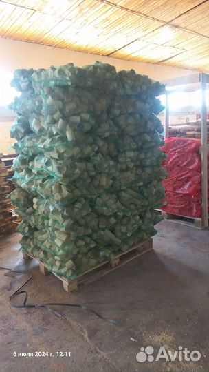 Сухая отторцовка от березовых дров