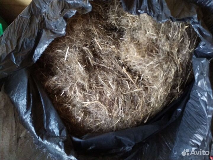 Пакля в тюках