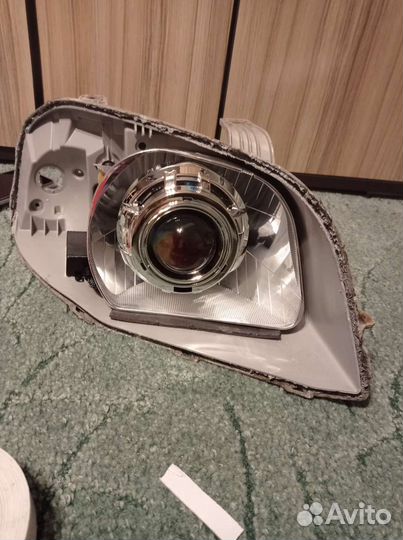 Установка bi LED линз, ремонт фар, полировка фар