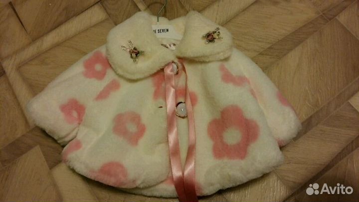 Шубка накидка болеро для девочки новая