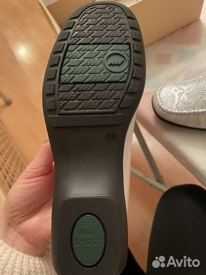 Мокасины Jurgen Hirsch 39 из блестящей кожи кожа