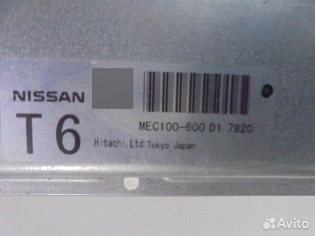 Б/У Блок управления двс MEC100600D1, nissan