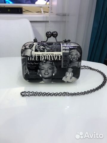 Сумка M.Monro вечерняя mini из лаковой кожи