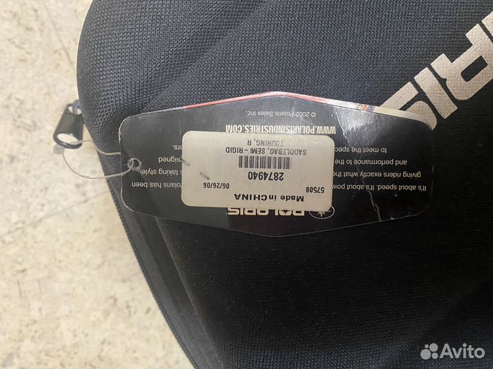 Кофр на снегоход polaris. semi rigid bags HQ016752
