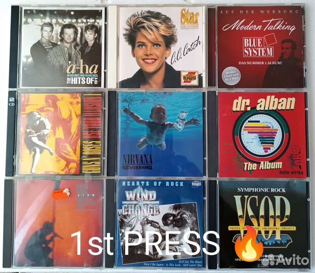 CD audio 1st Press, фирма EU