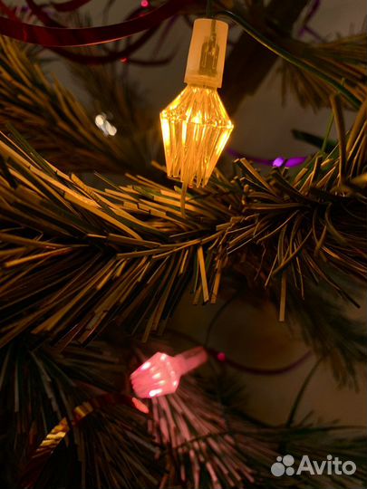 Елка искусственная Синтель ретро 1.5м с гирляндой