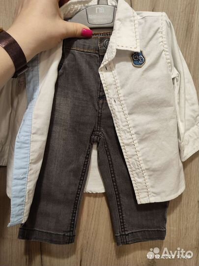 Рубашка и джинсы Gulliver 74