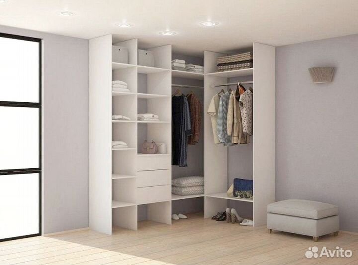 Гардеробная на заказ от производителя