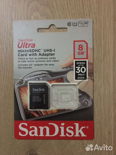 Карта памяти 8gb и micro sd