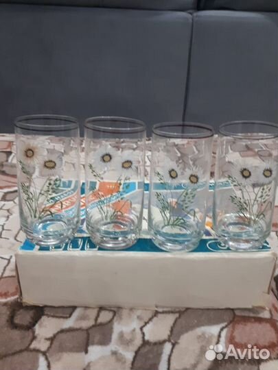 Рюмки, стаканы