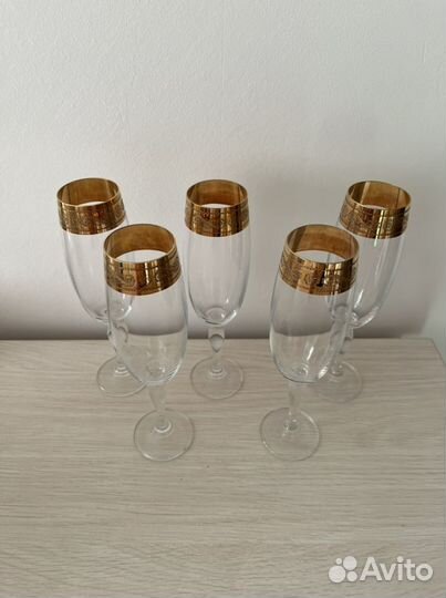 Набор бокалов для шампанского Чехия