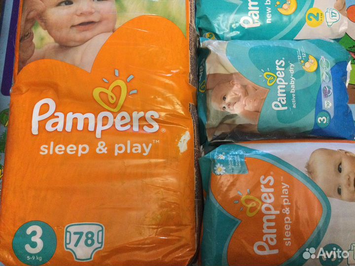 Памперсы детские 3