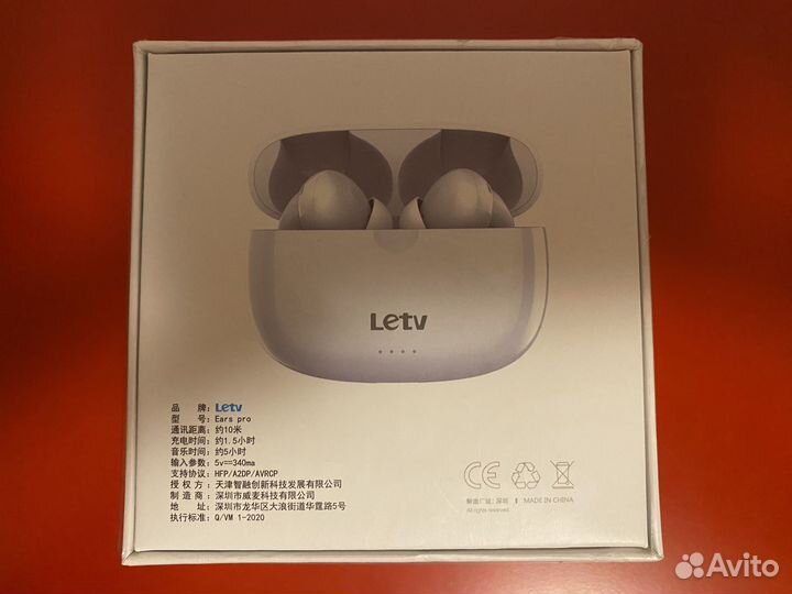 LeTV Ears Pro. TWS наушники новые, но с браком