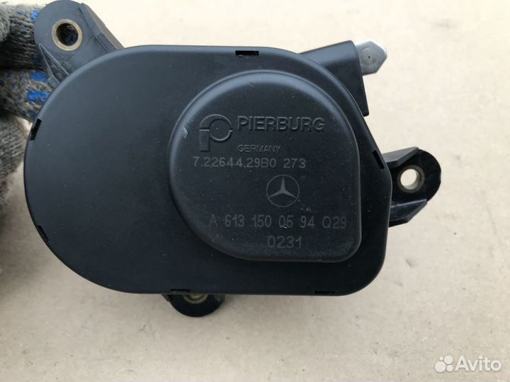 Привод заслонки на Mercedes W210 2.2 2.7 CDI