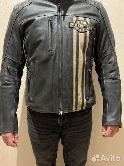 Мото куртка кожаная Harley -Davedson
