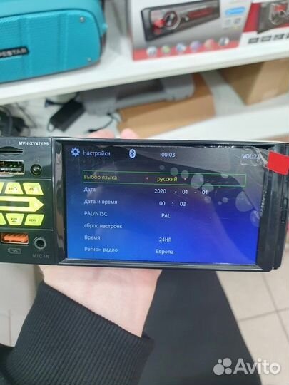 Автомагнитола 1 din с экраном