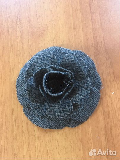 Брошь цветок. Чокер. Ручная работа