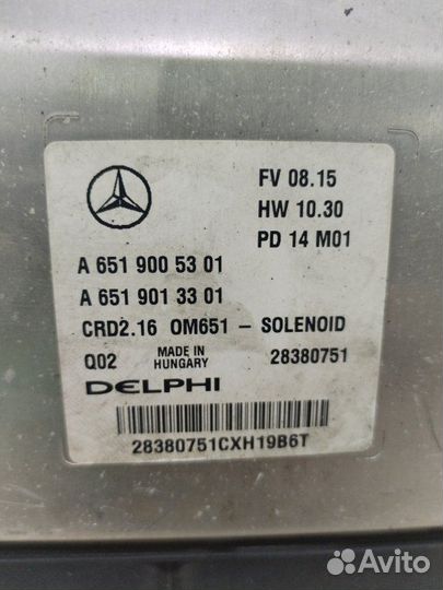 Блок управления двигателем Mercedes C-class w 204