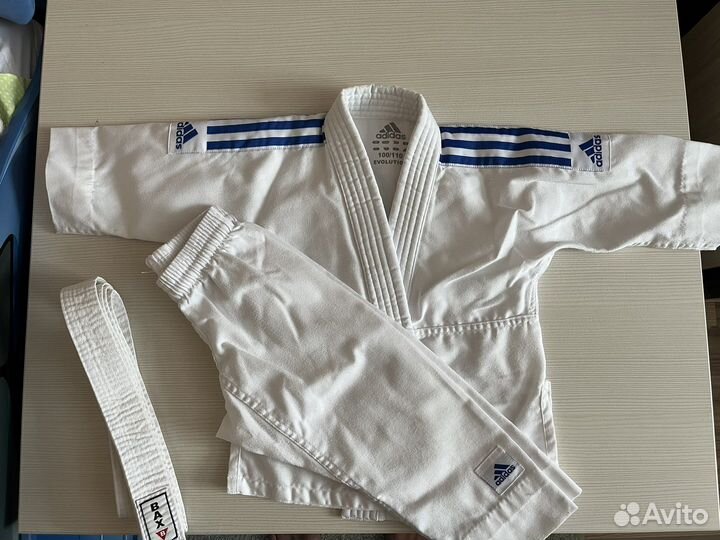 Кимоно для дзюдо, тхэквондо, каратэ, adidas