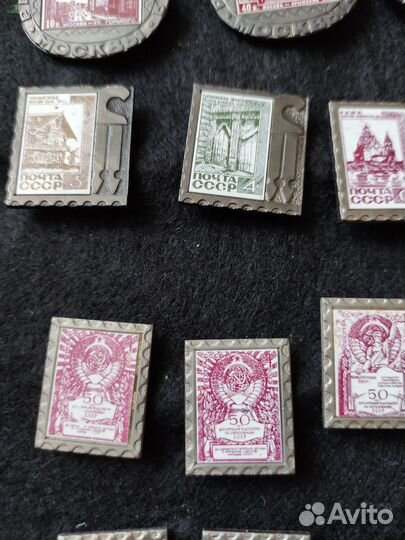 Значки СССР стекло, стеклянные