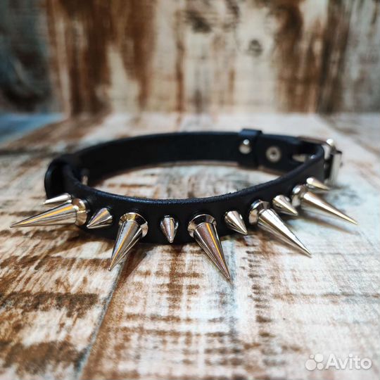 Чокер из натуральной кожи