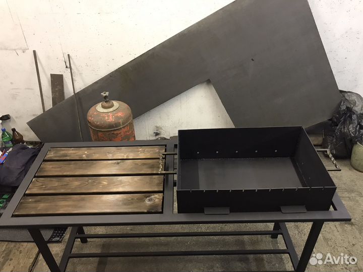 Мангал в стиле лофт